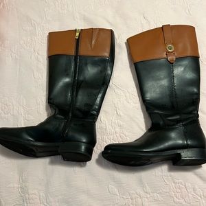 Tommy Hilfiger wide calf boots 8